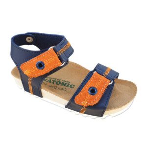 Dečije sandalice | 141 Teget-Narandžasta | 20-35